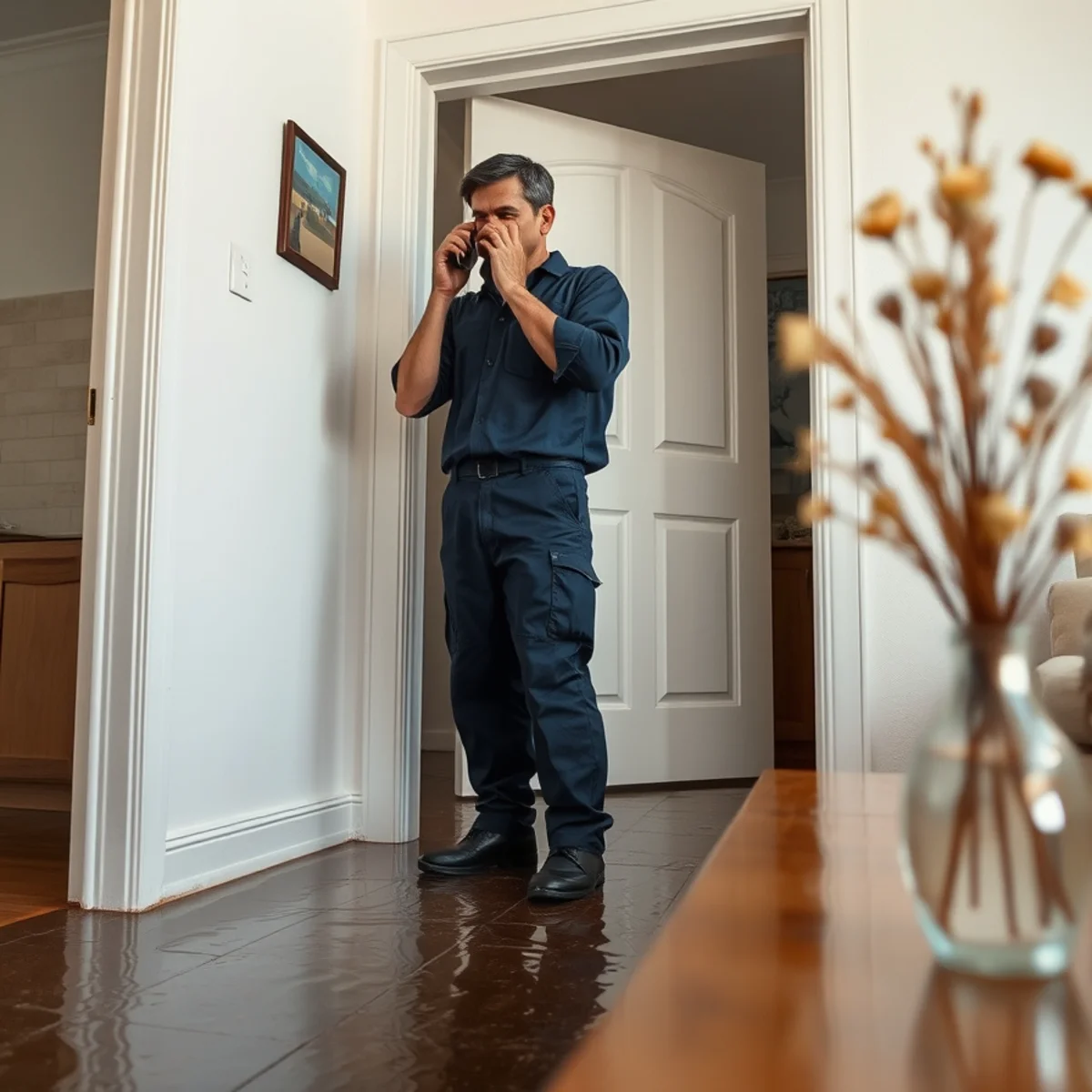Calling a restoration company for emergency water extraction