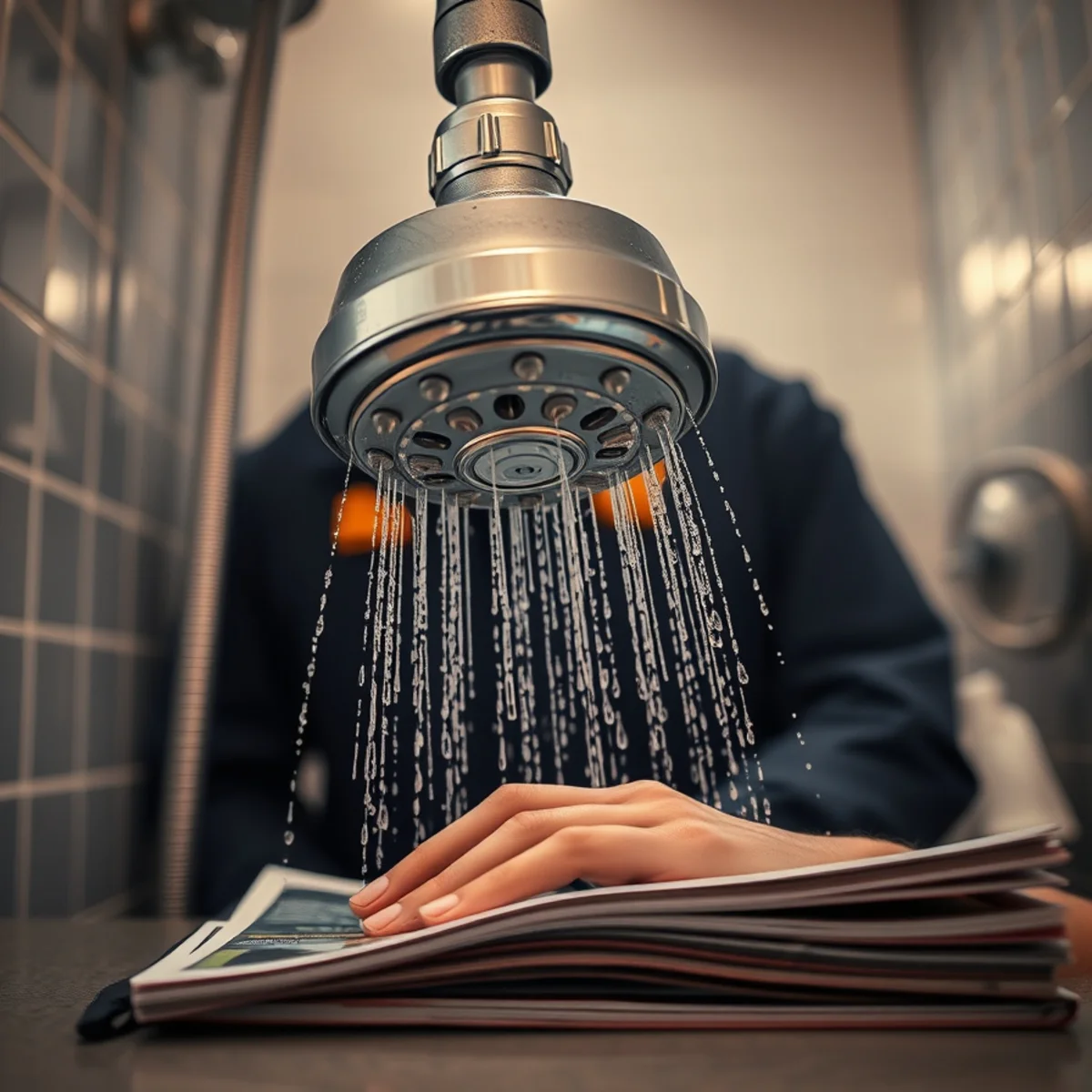 Water pressure dropping gradually from corroded supply pipes
