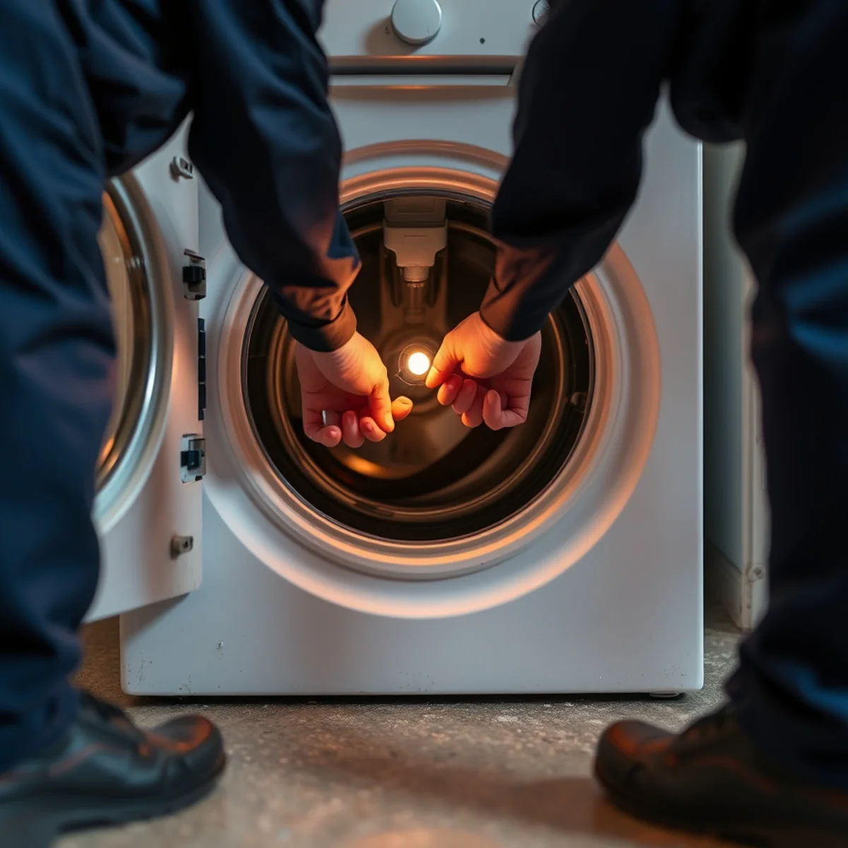 Inspecting washing machine hoses and connections for wear