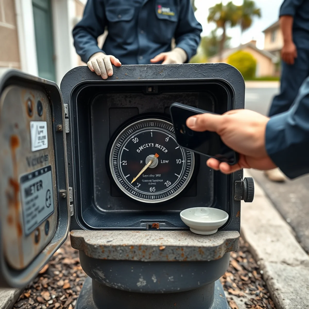 Running a twice-yearly water meter isolation test