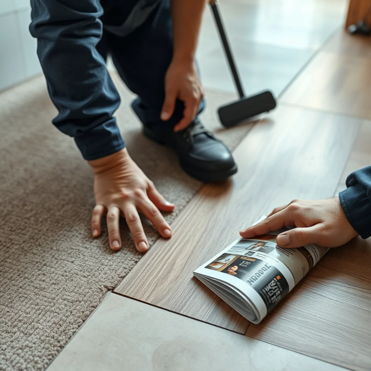 Different flooring materials affecting water damage restoration cost
