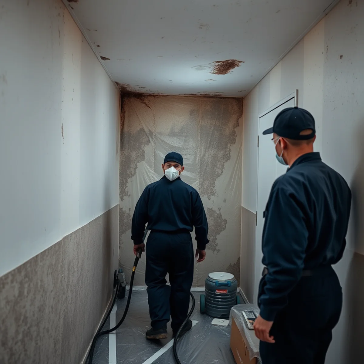 Existing mold growth adding remediation to a water damage scope