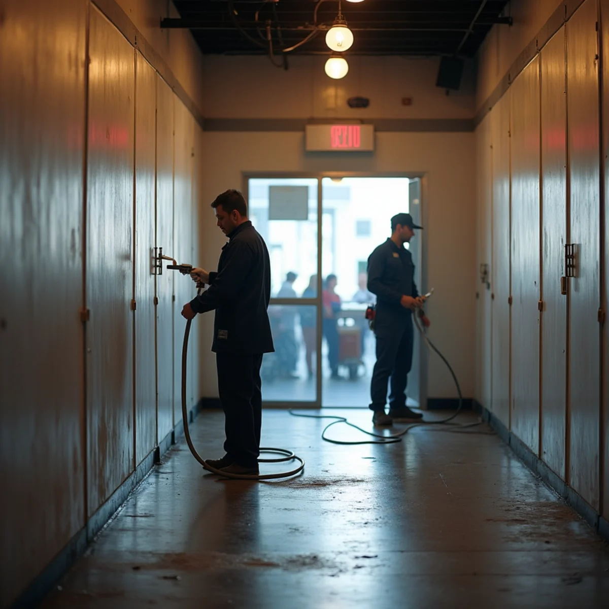 Phased containment keeping part of a business trading