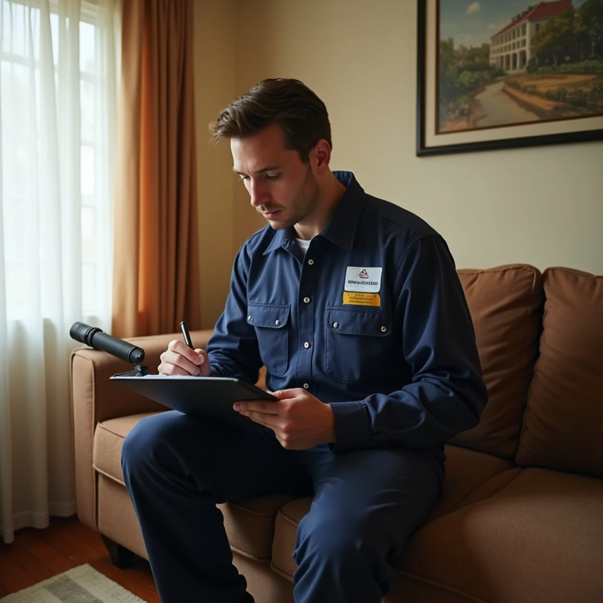 Assessment inside a 1950s home in the Euclid pocket
