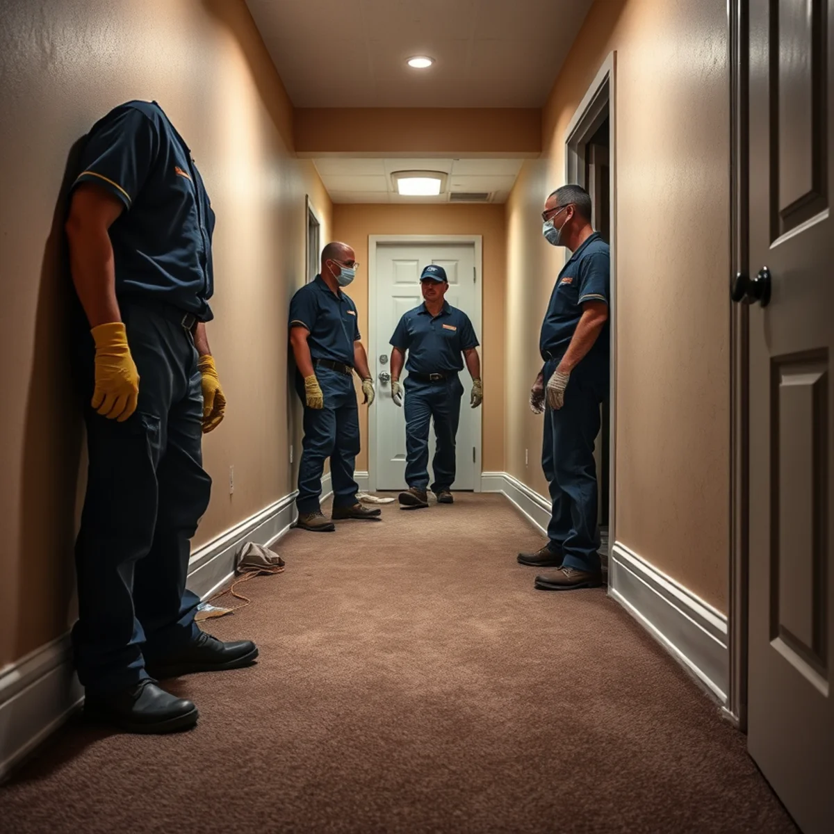 Unattended water loss discovered in a Fullerton student rental property