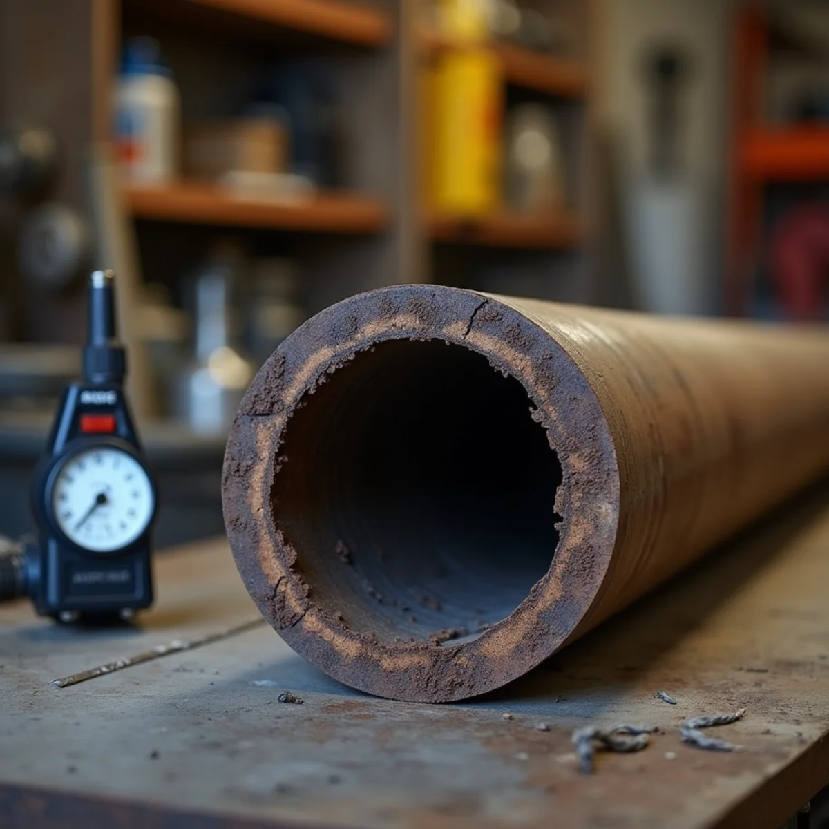 Pre-1960 supply pipe from a Garden Grove home