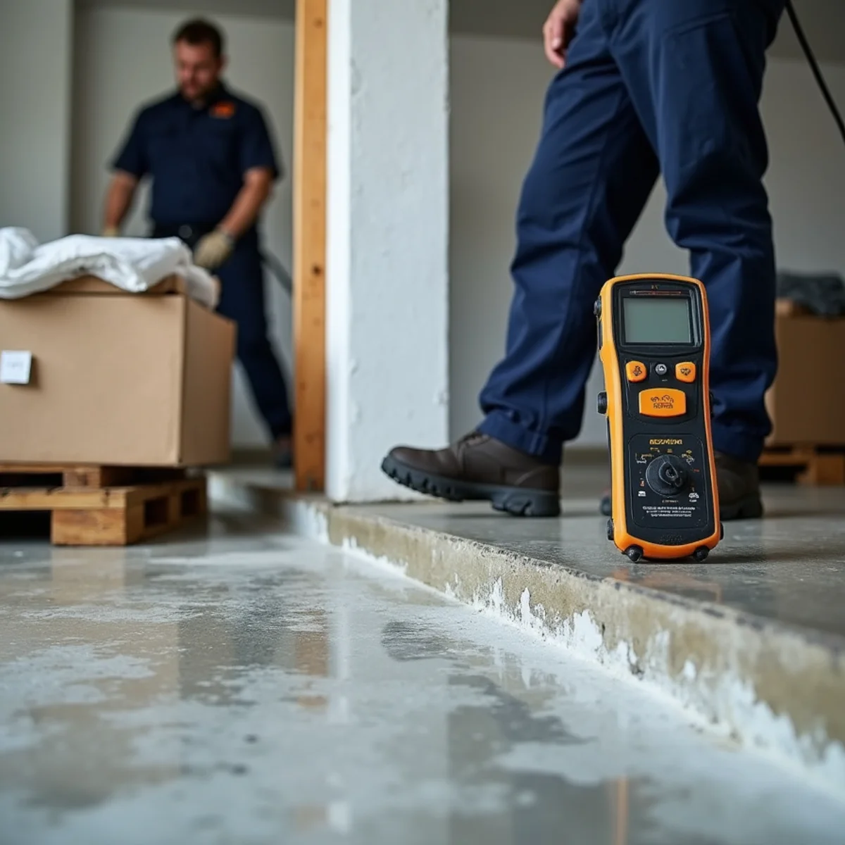 Slab edge moisture from a high water table in Huntington Beach