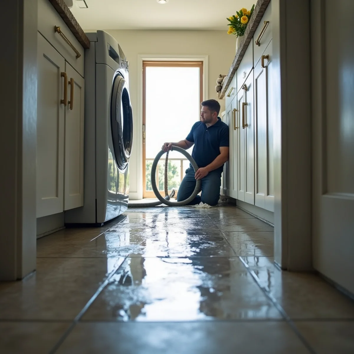Appliance overflow in an East La Habra rental