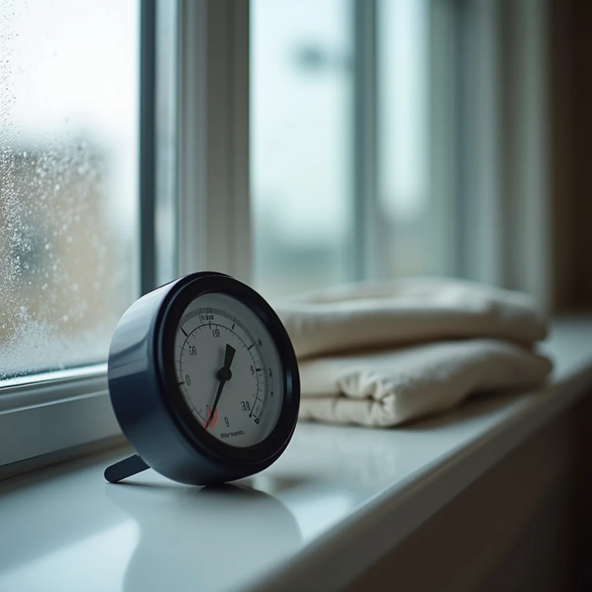 Marine-layer humidity check in a Seal Beach home