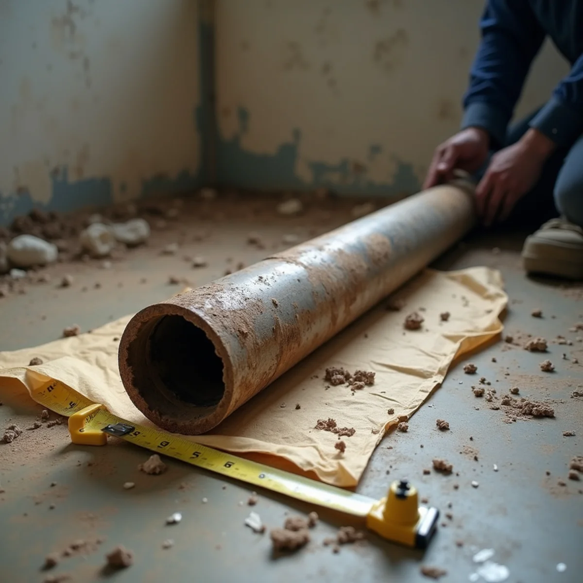 Oldest-stock supply pipe removed in Whittier