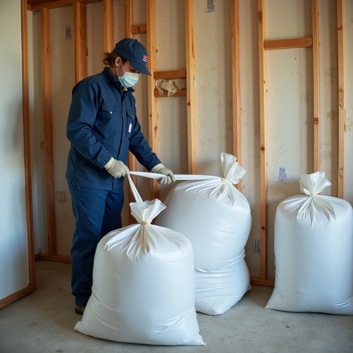 Removing contaminated porous materials during a Fullerton sewage cleanup